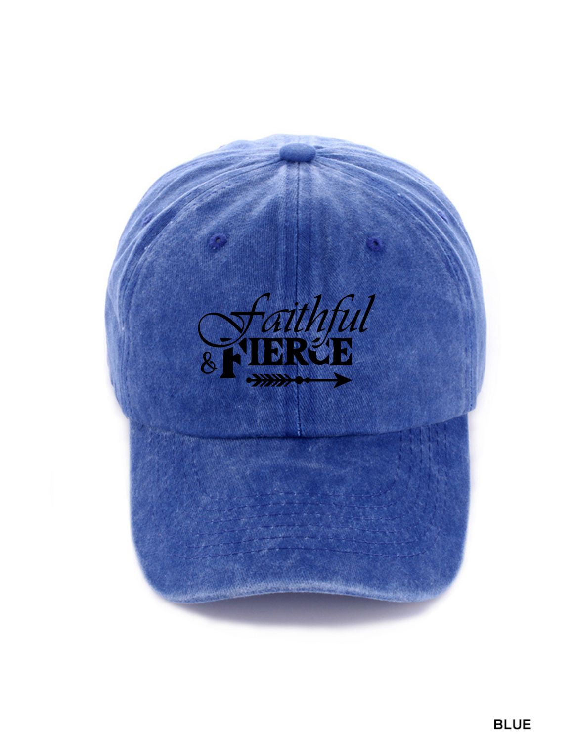 Faithful &amp; Fierce Hat, Color: Blue