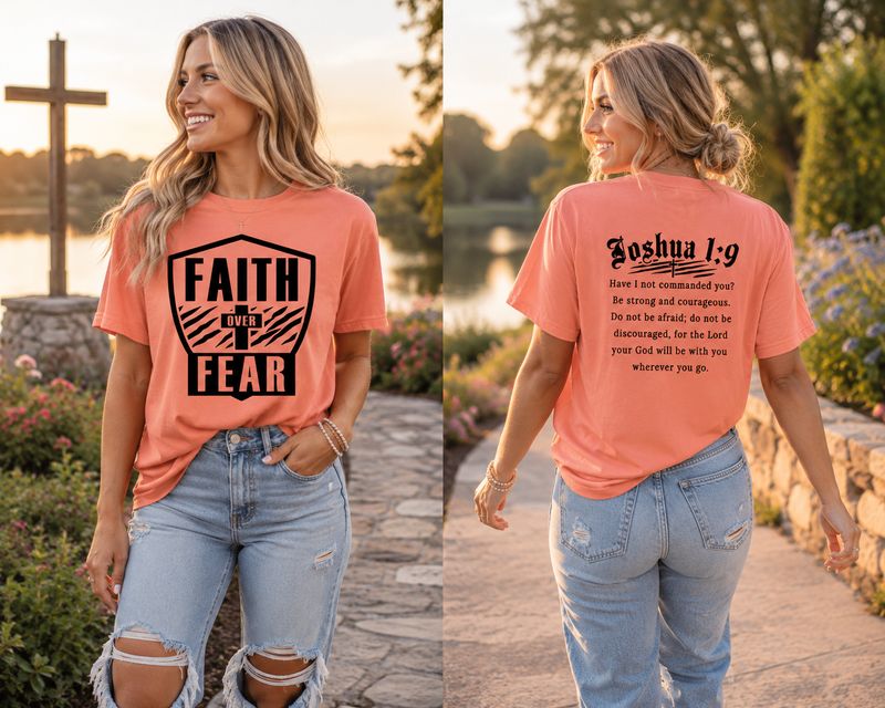 Faith over Fear | Shield Capsule Tee