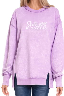 Still Blooming Exposed-seam Sweatshirt Still Blooming Exposed-seam Sweatshirt