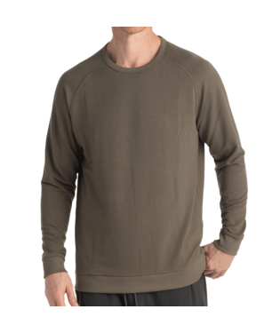 M BAMBOO LIGHTWEIGHT FLEECE HOODIE, Color: FATIGUE, Size: S