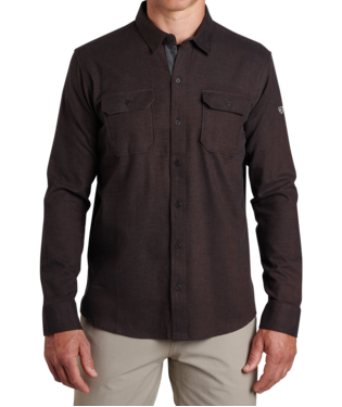 MEN&#39;S DESCENDER FLANNEL BLACK COFFEE