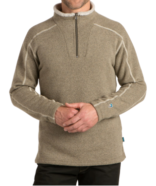 MEN&#39;S EUROPA 1/4 ZIP OATMEAL