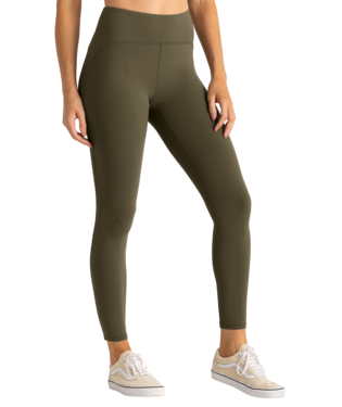 W Highmile Legging, Color: Smokey Olive, Size: L