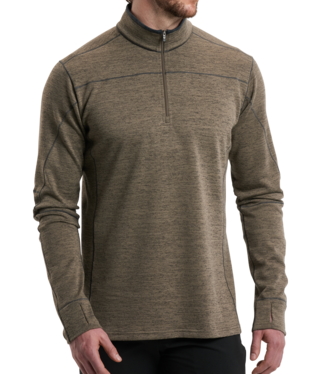 RYZER QUARTER ZIP, Color: OATMEAL, Size: L