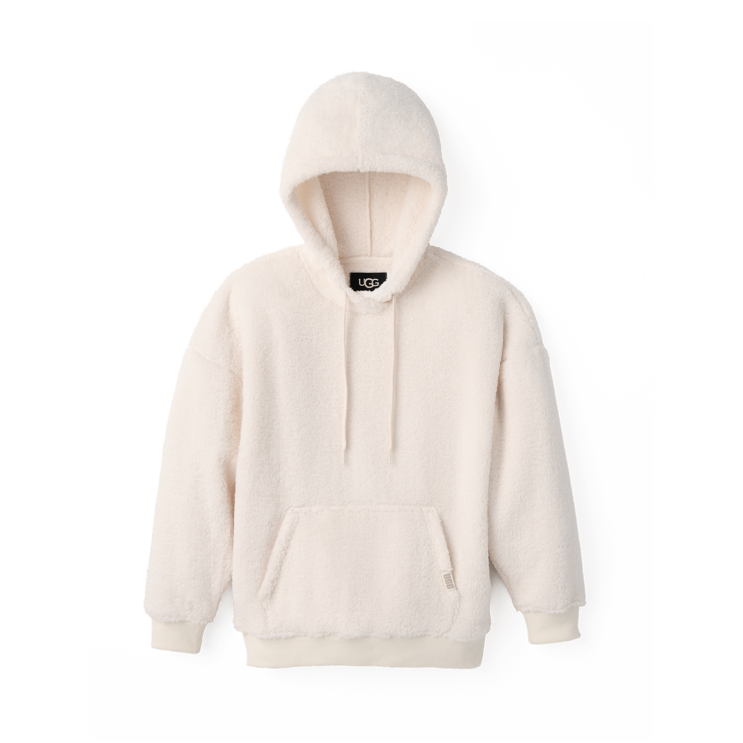 W Loyra Sherpa Hoodie, Color: CREAM, Size: S