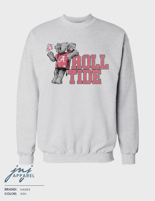 CHILL BIG AL SWEATSHIRT, Color: ASH, Size: XXLARGE