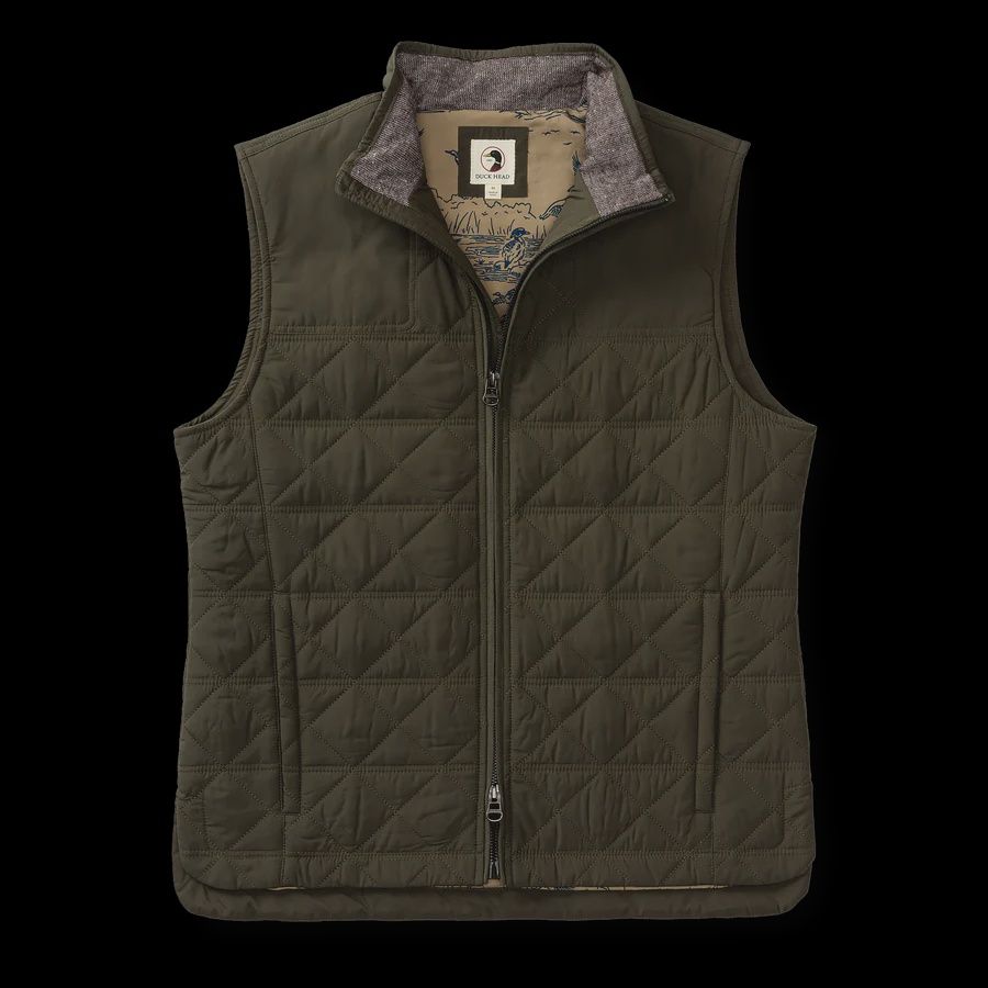 FREMONT PERFORMANCE QUILTED VEST, Color: DARK FOREST GREEN (388), Size: L