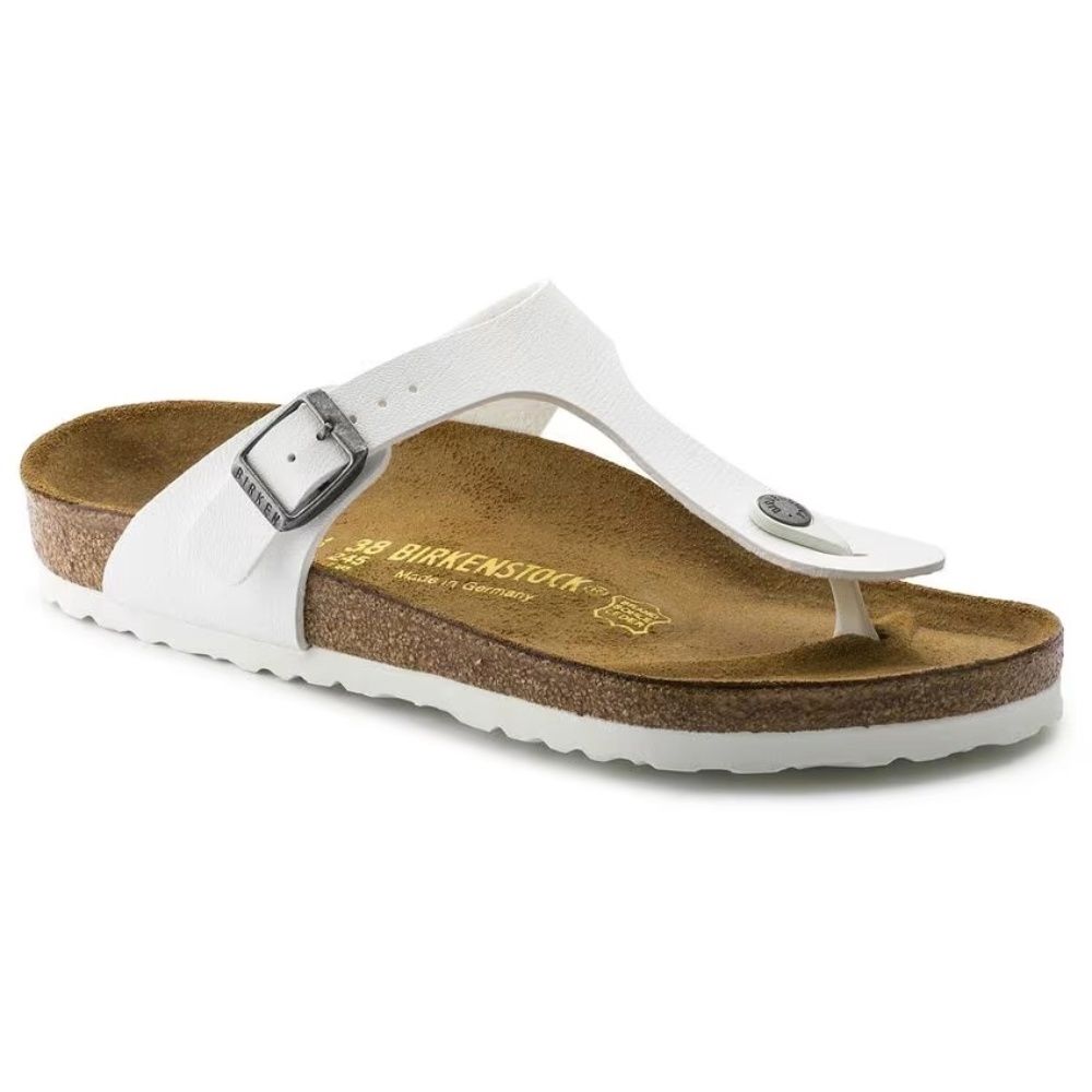 GIZEH - BIRKO-FLOR, Color: WHITE, Size: EU41, Width: REGULAR FIT