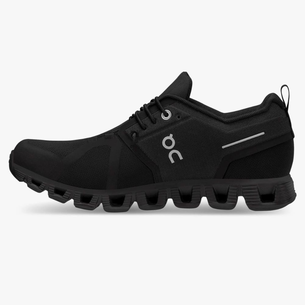 W CLOUD 5 WATERPROOF, Color: ALL BLACK, Size: W 10