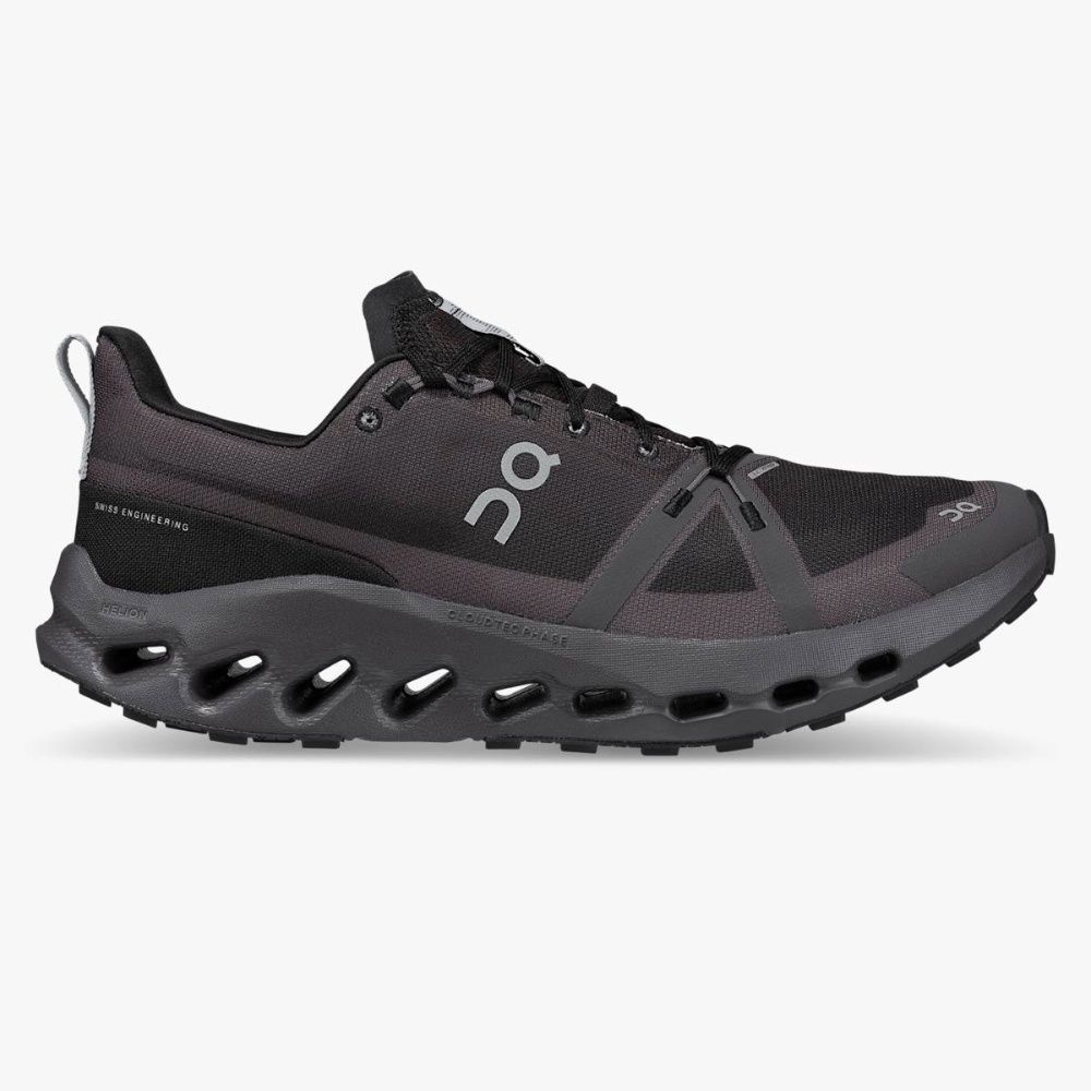 M CLOUDSURFER TRAIL WATERPROOF, Color: BLACK | ECLIPSE, Size: M6.5