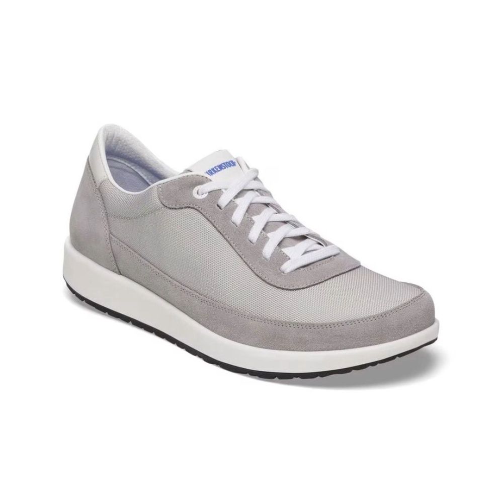 HONNEF CITY - LEATHER TEXTILE, Color: WHALE GRAY | STONE COIN, Size: EU46, Width: REGULAR FIT