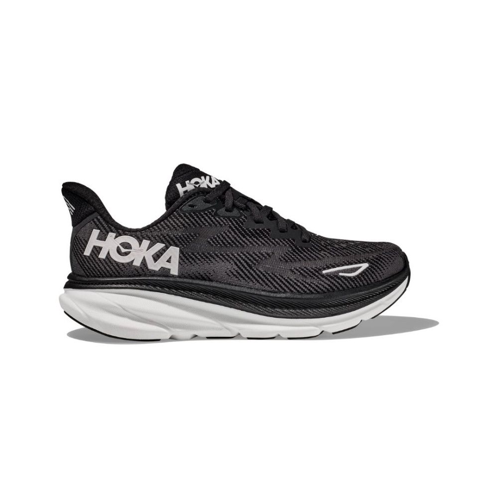 M CLIFTON 9, Color: BLACK | WHITE, Size: 8.5D