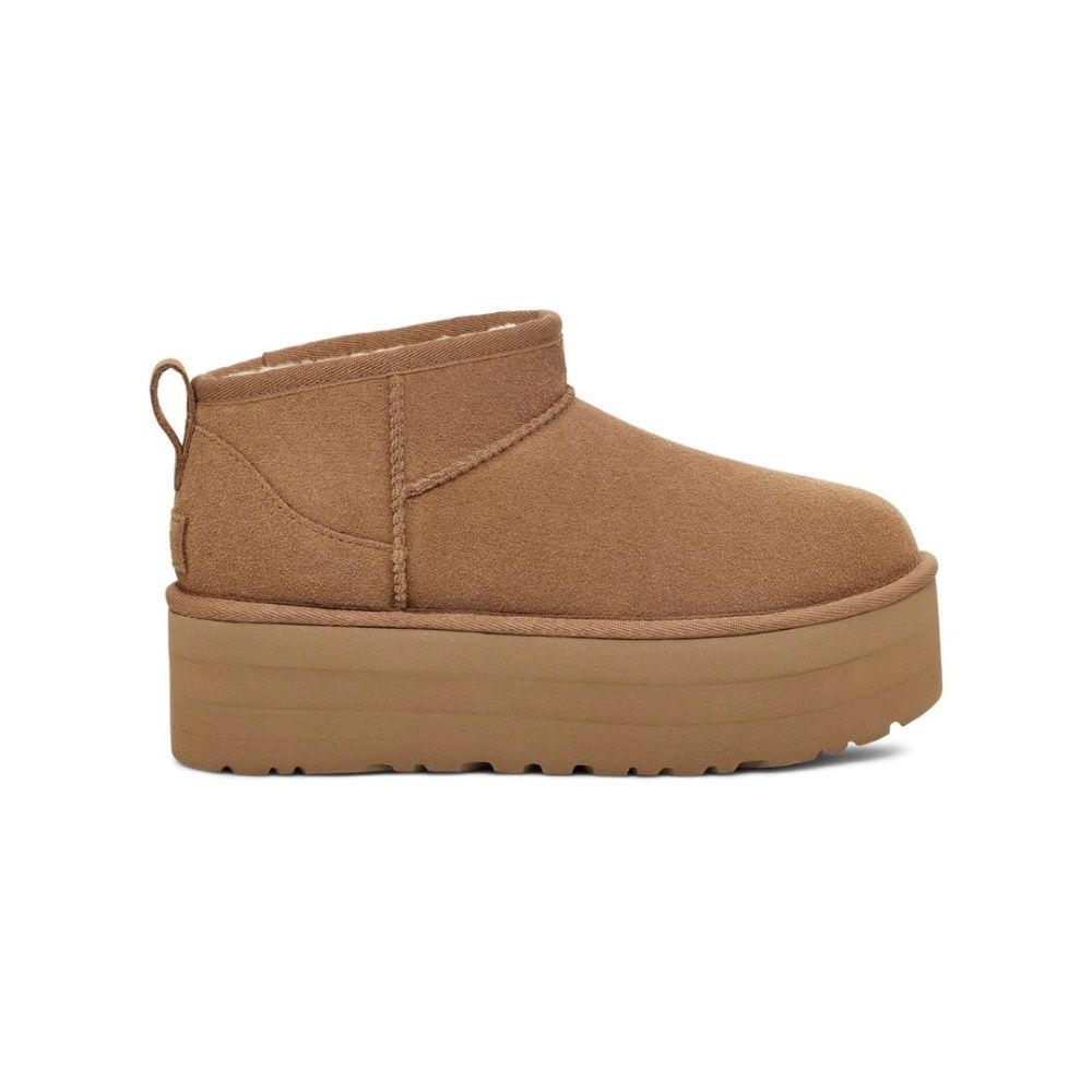 W CLASSIC ULTRA MINI PLATFORM, Color: CHESTNUT, Size: 5