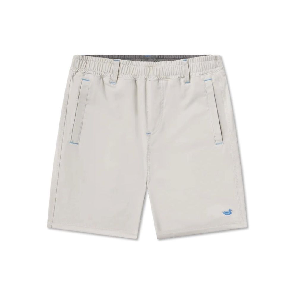 Y BILLFISH LINED PERFORMANCE SHORT, Color: LIGHT GRAY, Size: YXL