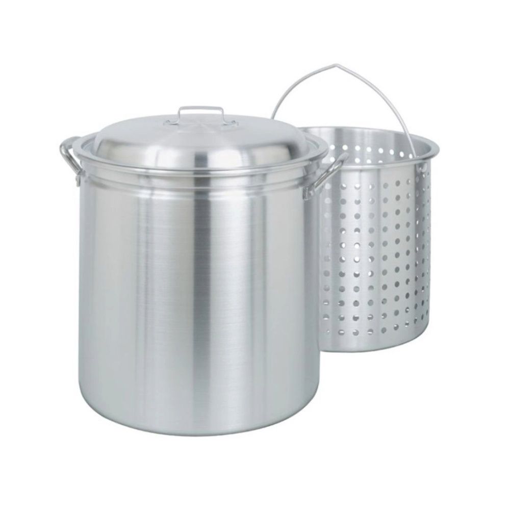 ALUMINUM GRILL STOCKPOT 34QT