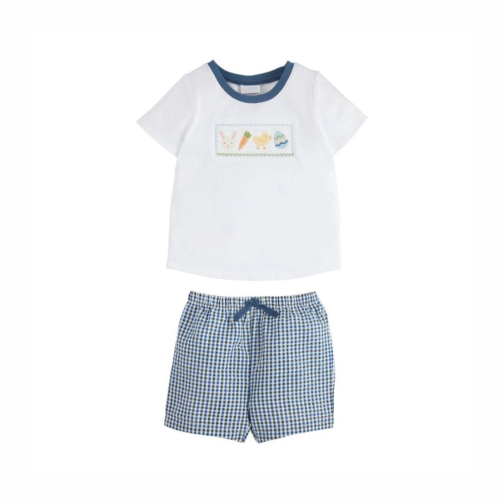 EASTER SMOCKED SHORT SET