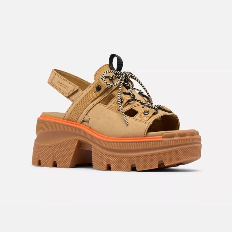 W REIN CB LACE PLATFORM SANDAL