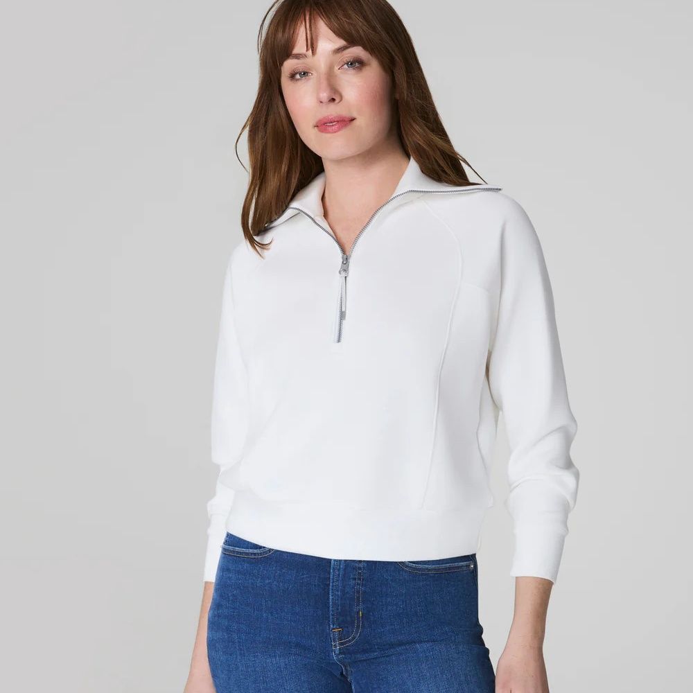 AIR ESSENTIALS HALF ZIP, Color: POWDER, Size: S