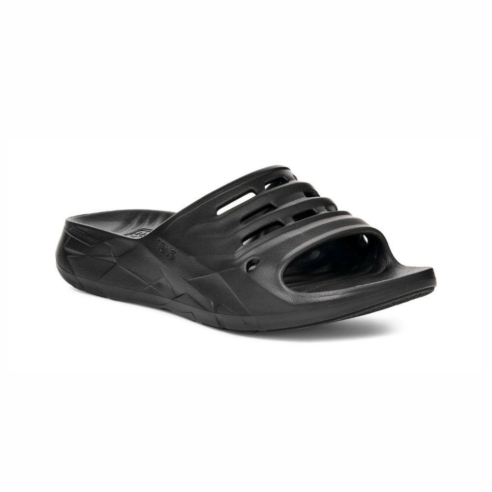 U APRETRAIL SLIDES, Color: BLACK, Size: M9W11