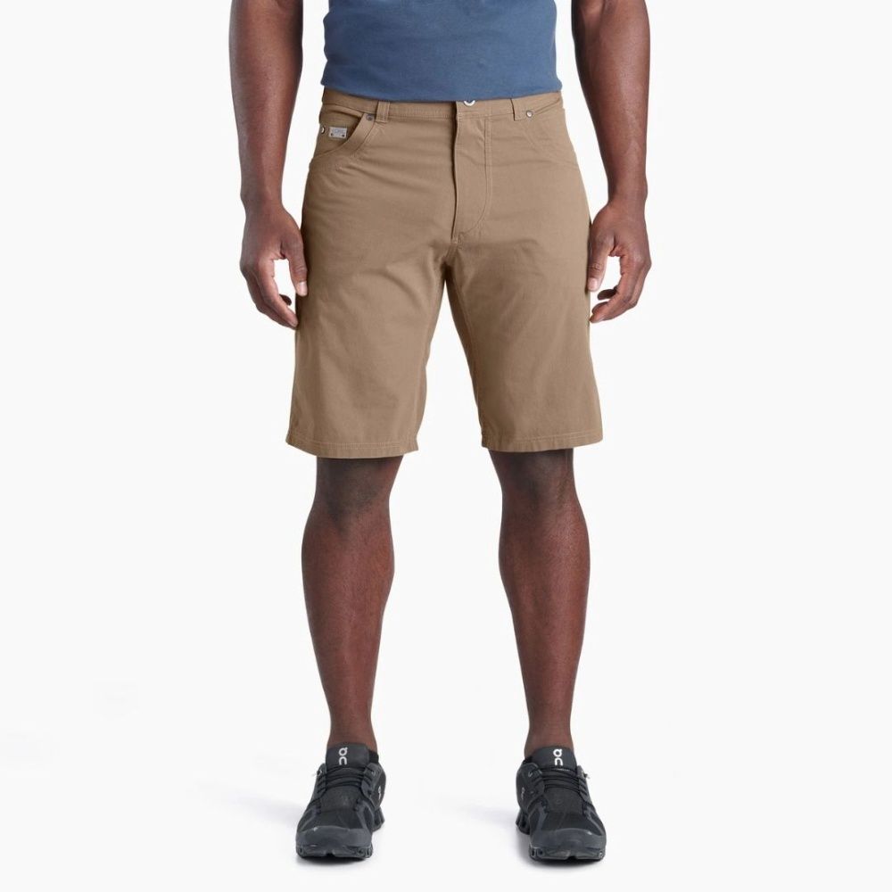 M RADIKL SHORT 8&quot; INSEAM, Color: DARK KHAKI, Size: 30