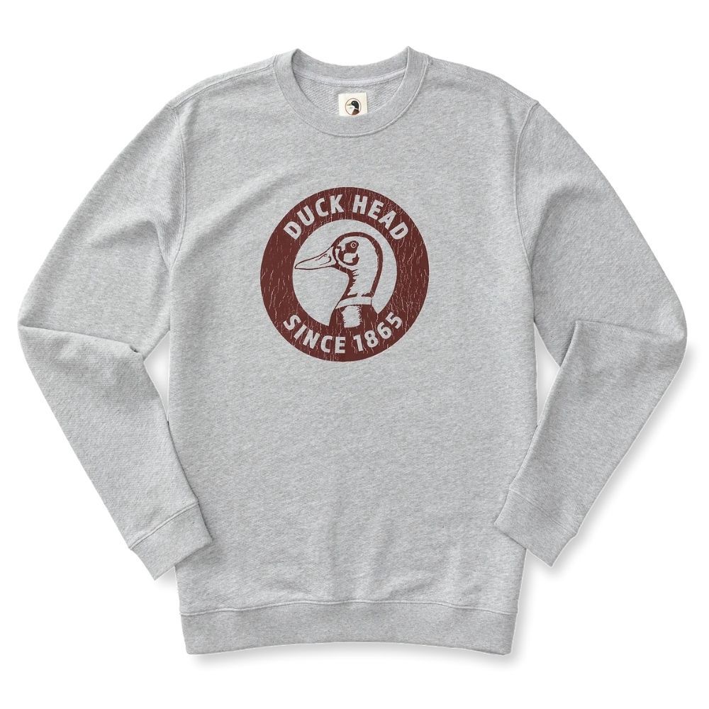 NOSTALGIA CREWNECK SWEATSHIRT, Color: HEATHER GREY, Size: S