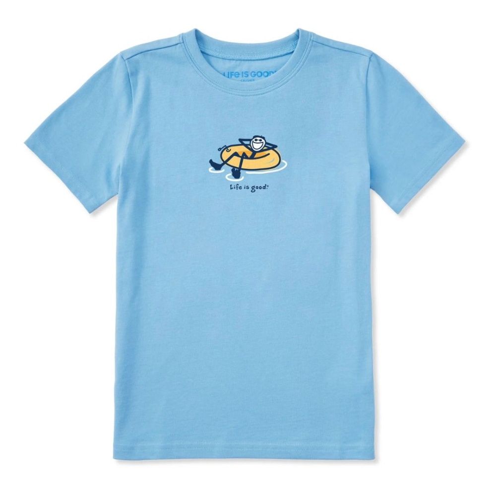 K INNER TUBE JAKE CRUSHER TEE, Color: COOL BLUE, Size: XS