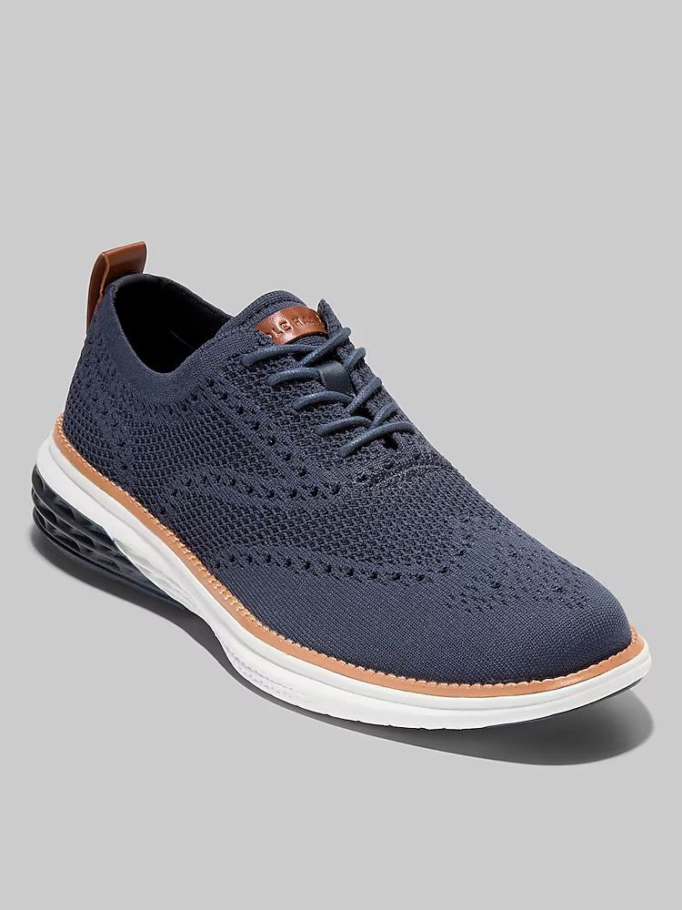 GRAND HURRION STITCHLITE WING OXFORDS, Color: BRCH/LT SESME/IVRY, Size: 9