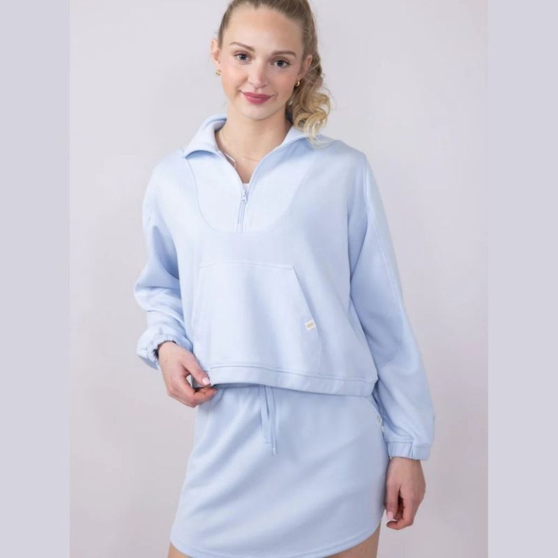 W PULL QUARTER ZIP