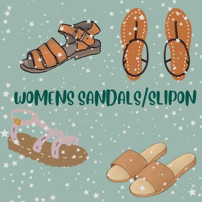 SANDALS/SLIPON
