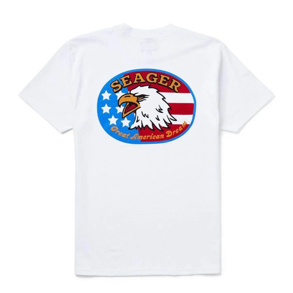 M GREAT AMERICAN DREAM TEE, Color: WHITE, Size: XXL