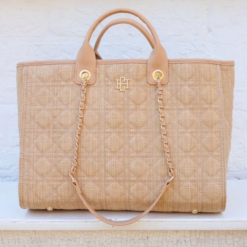 MELISSA QUILTED TOTE BAG