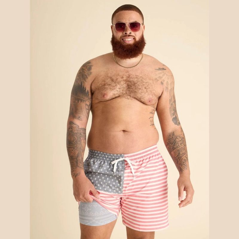 M CLASSIC LINED SWIM TRUNKS 5.5"