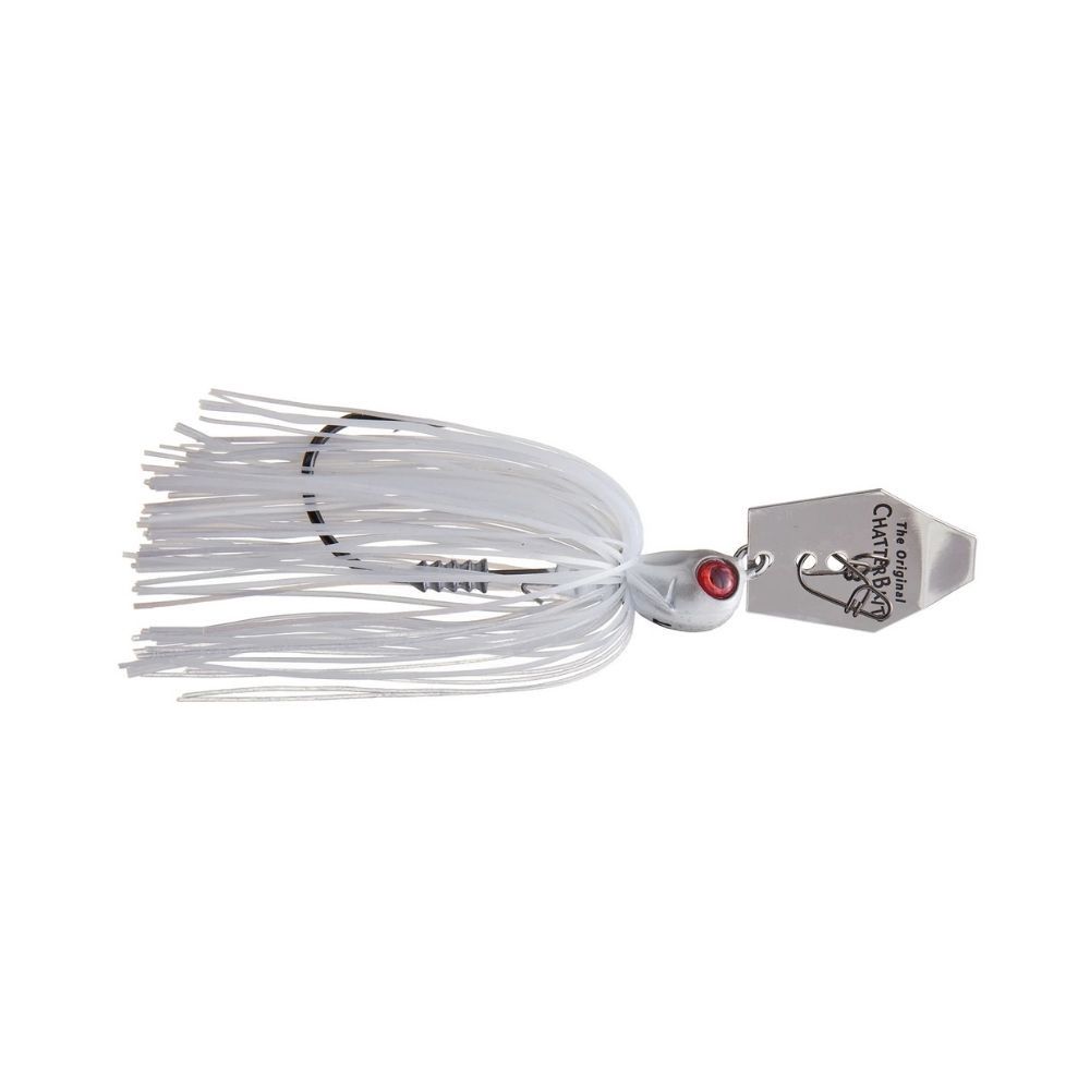 CHATTERBAIT ELITE EVO 1/2OZ, Color: WHITE