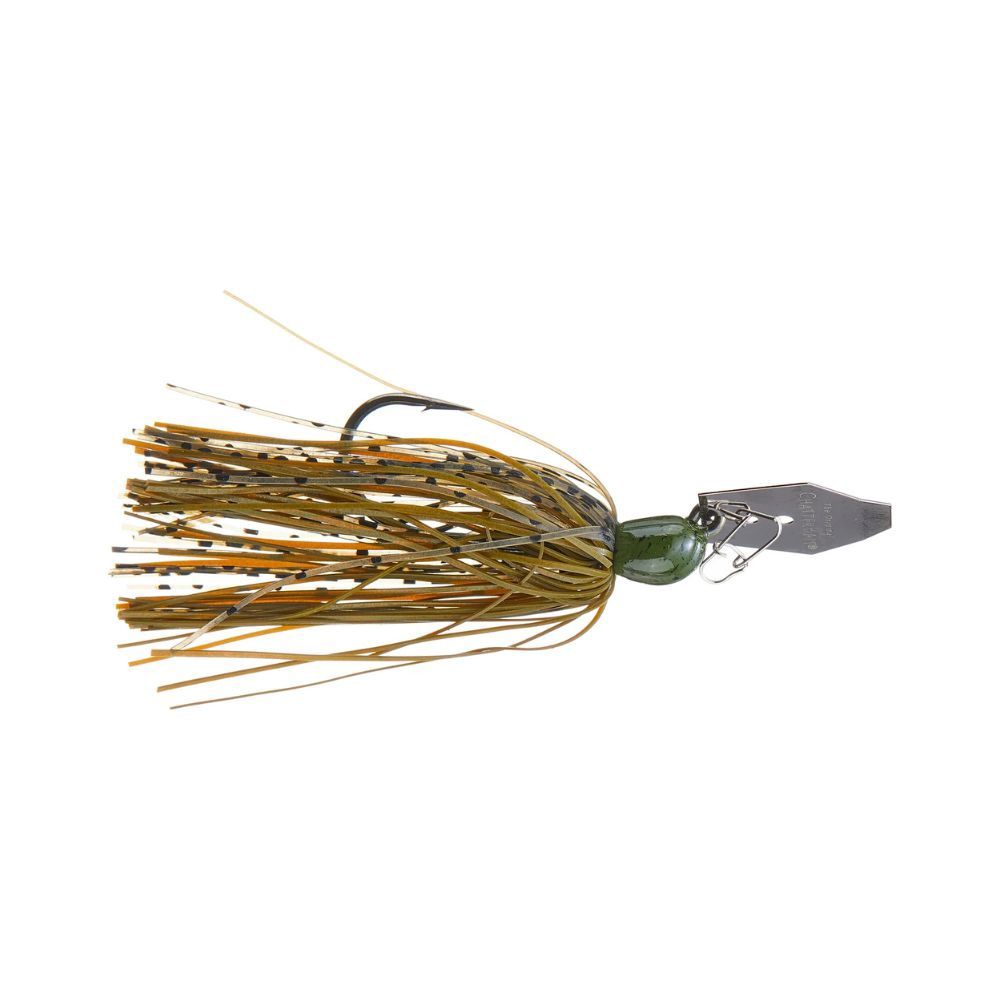 CHATTERBAIT MINI MAX  3/8OZ, Color: GREEN PUMPKIN