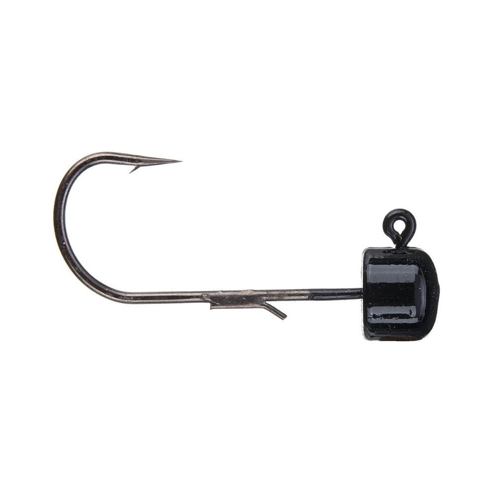 PRO SHROOMZ NED RIG JIG HEAD 1/6OZ - 4PK, Color: BLACK