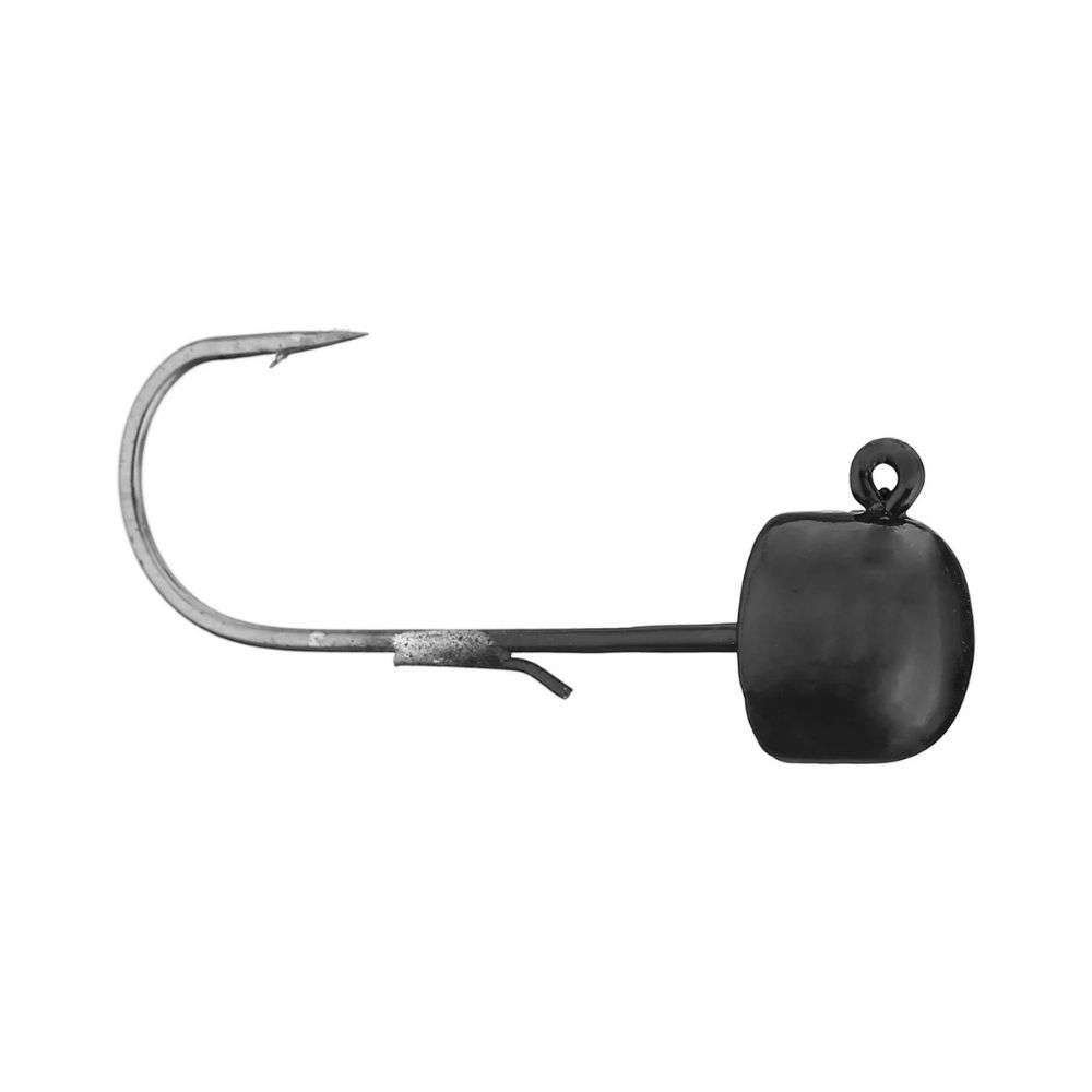 FINESSE SHROOMZ JIG HEAD 1/15OZ - 5PK, Color: BLACK