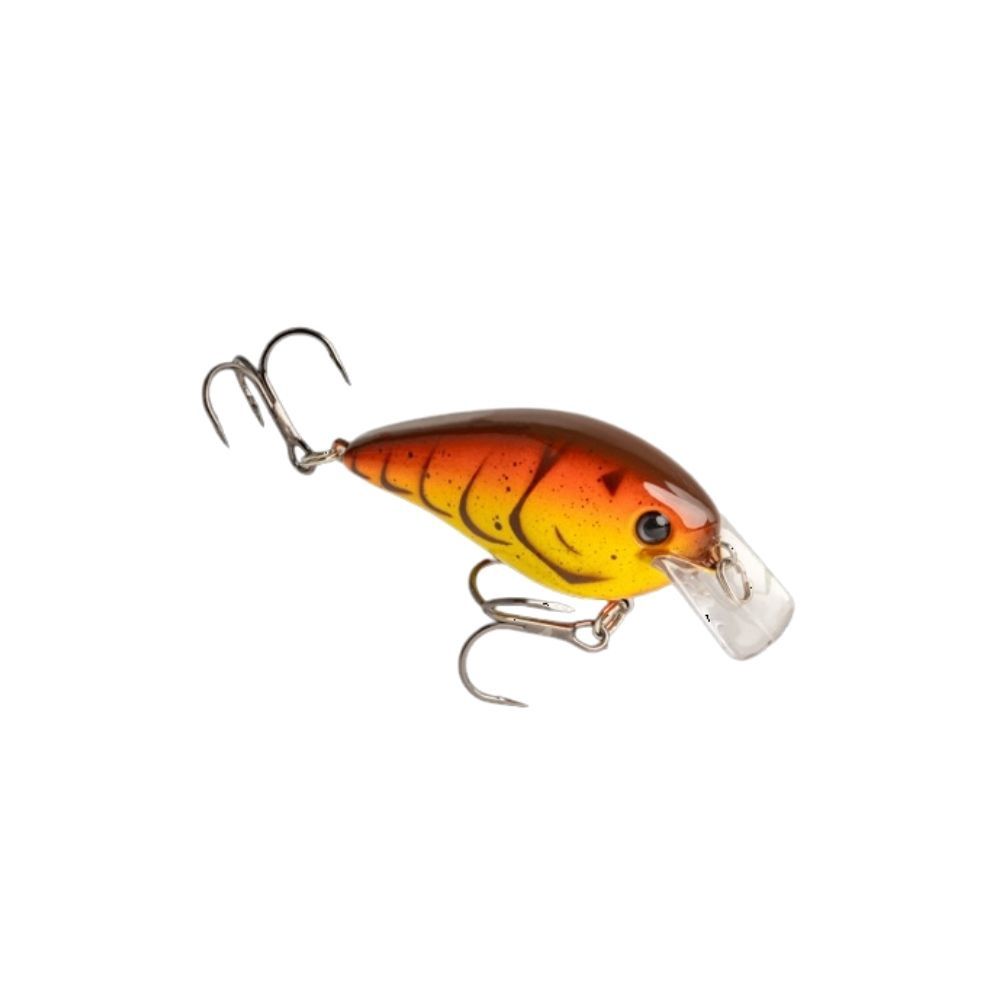 STRIKE KING KVD SQUARE BILL CRANKBAIT, Color: CHARTREUSE SPRING CRAW, Size: 1.5