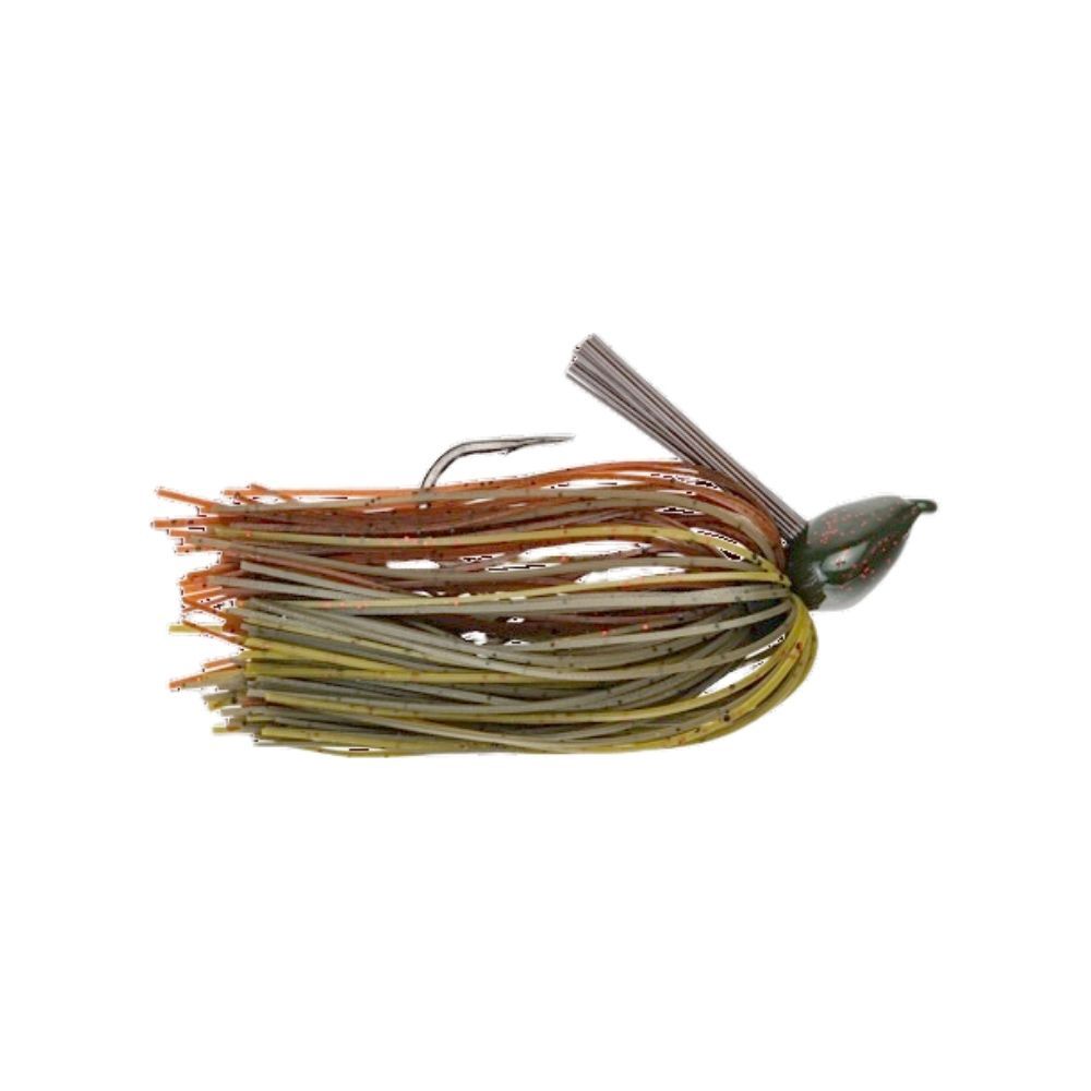 STRIKE KING DENNY BRAUER STRUCTURE CASTING JIG 1/2OZ, Color: GREEN PUMPKIN