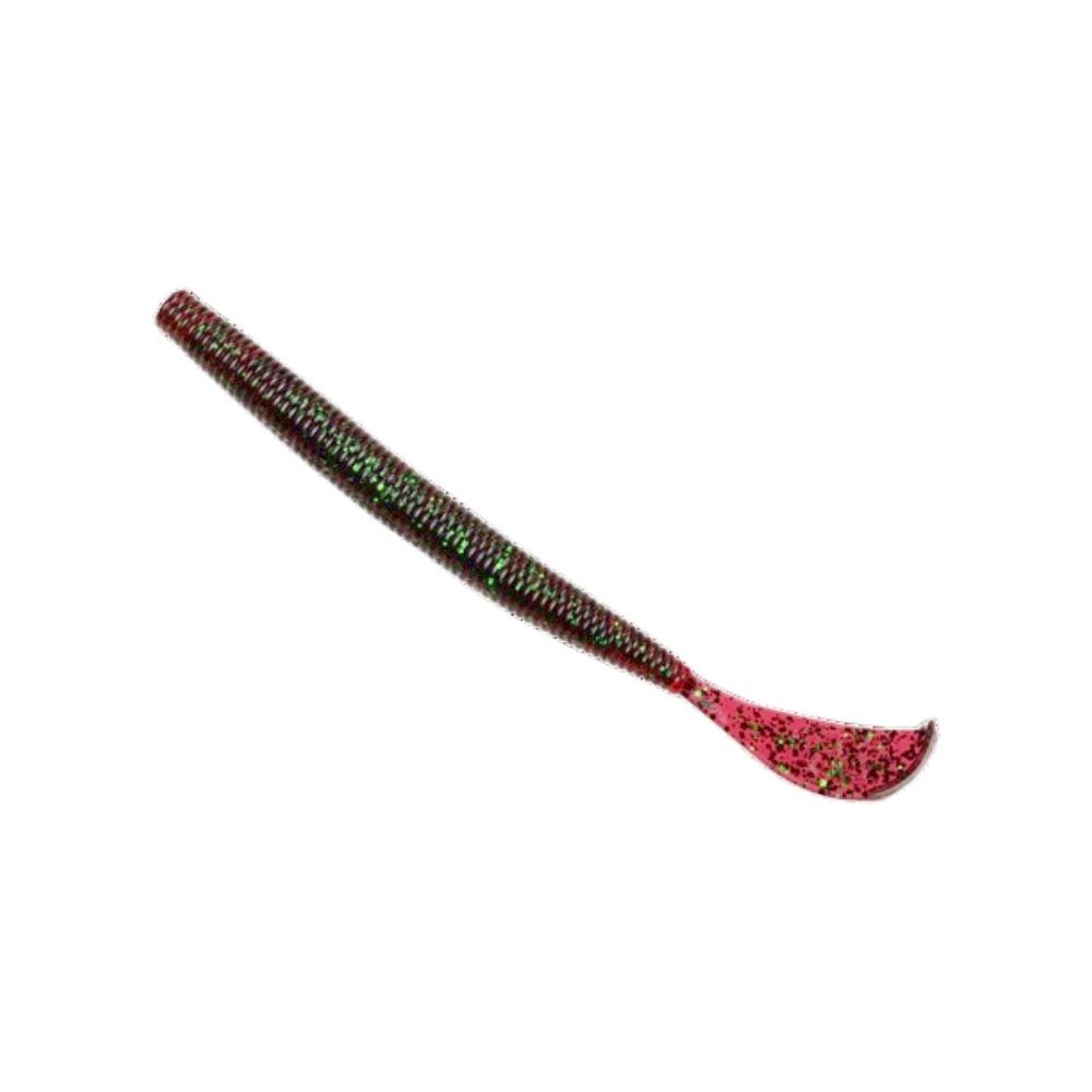 STRIKE KING RAGE CUT-R WORM 6&quot; - 7PK, Color: RED BUG