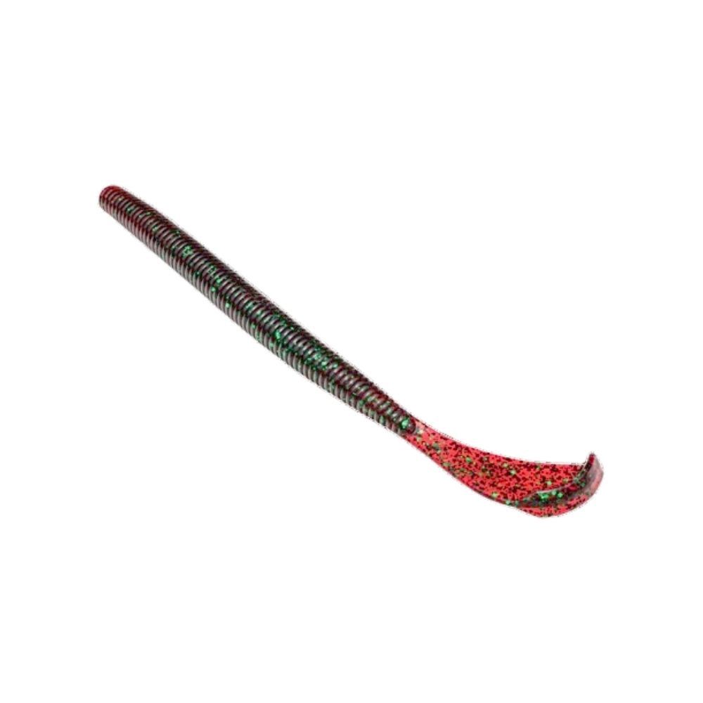 STRIKE KING RAGE CUT-R WORM 7&quot;, Color: RED BUG