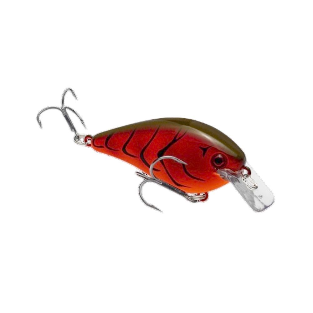 STRIKE KING KVD SQUAREBILL 1.5 HARD KNOCK CRANKBAIT, Color: FIRE CRAW