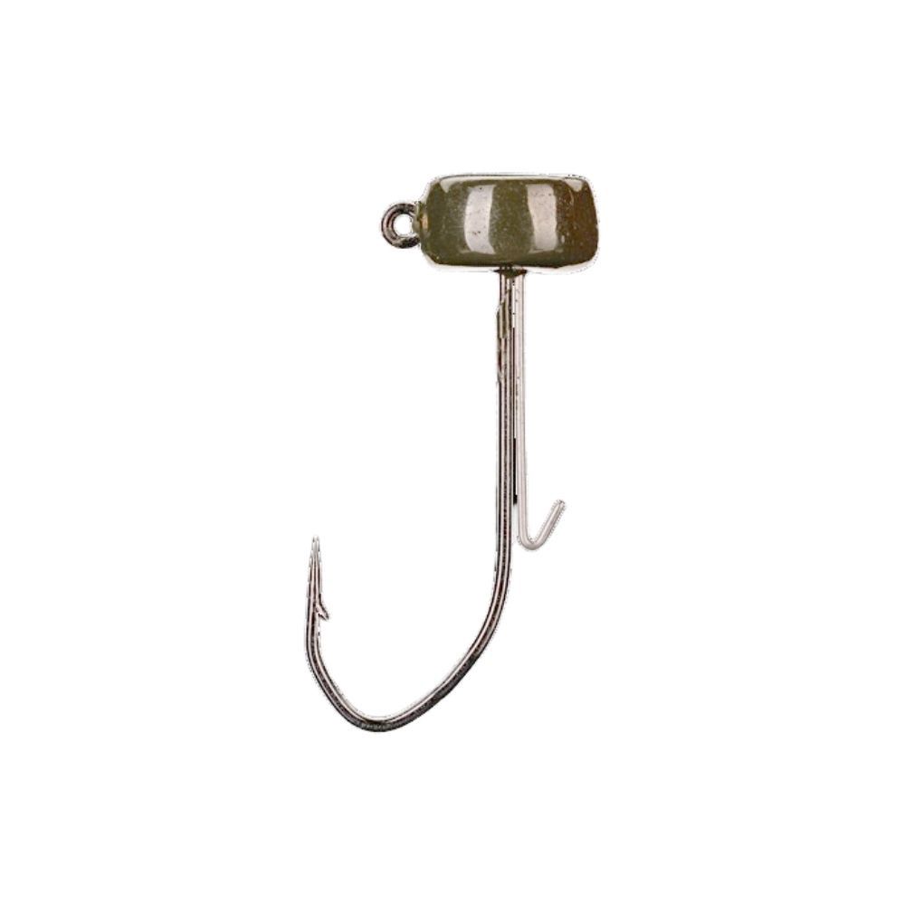 STRIKE KING TOUR GRADE NED RIG HEAD, Color: GREEN PUMPKIN, Size: 3/16OZ