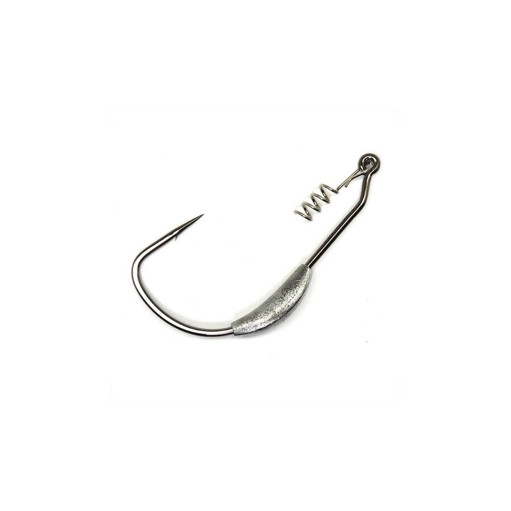 GAMAKATSU SUPERLINE WEIGHTED SPRING LOCK - 4PK, Size: 5/0 - 1/4 oz