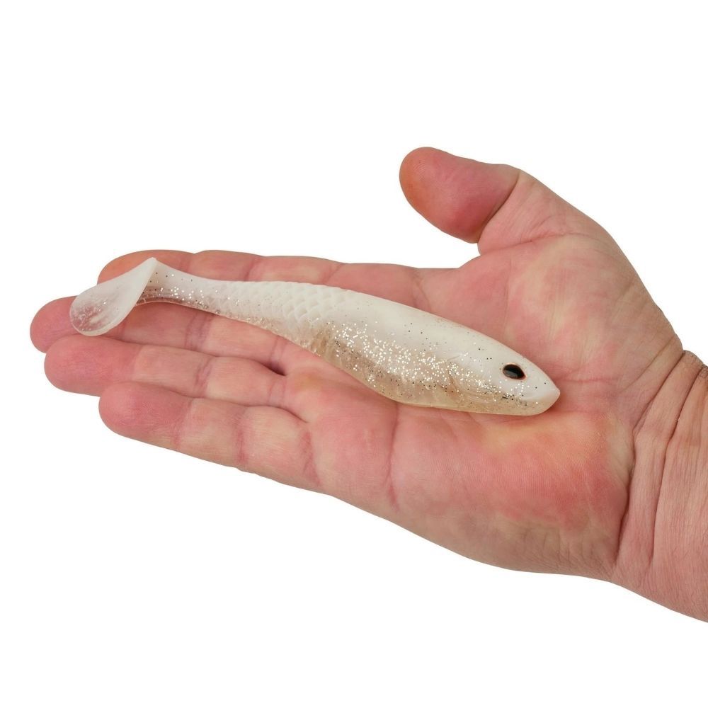 BERKLEY POWERBAIT UNRIGGED CULLSHAD SWIMBAIT, Color: SIGHT FLASH, Size: 6&quot; - 2PK