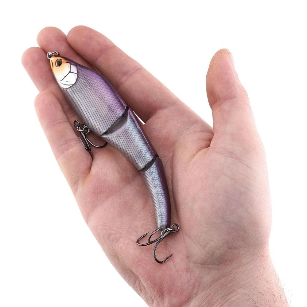 BERKLEY MAGIC SWIMMER FRESHWATER 3/8OZ, Color: PURPSICLE, Size: 5&quot; - 125 SK