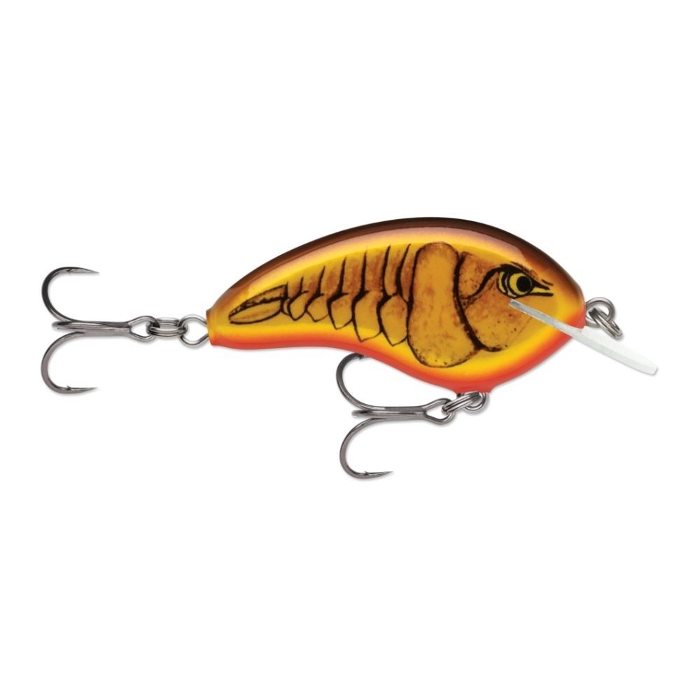 RAPALA OTT&#39;S GARAGE TINY 04 CRANKBAIT 2 1/4&quot;, Color: DARK BROWN CRAWDAD