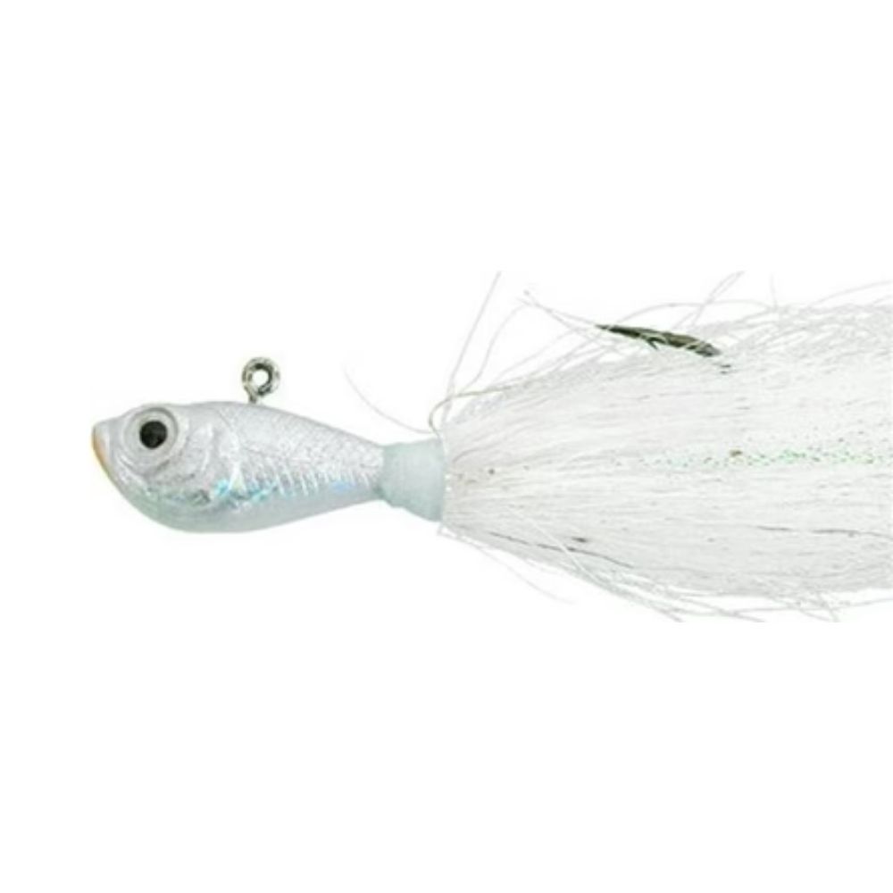 SPRO BUCKTAIL JIG, Color: WHITE, Weight: 3/4OZ
