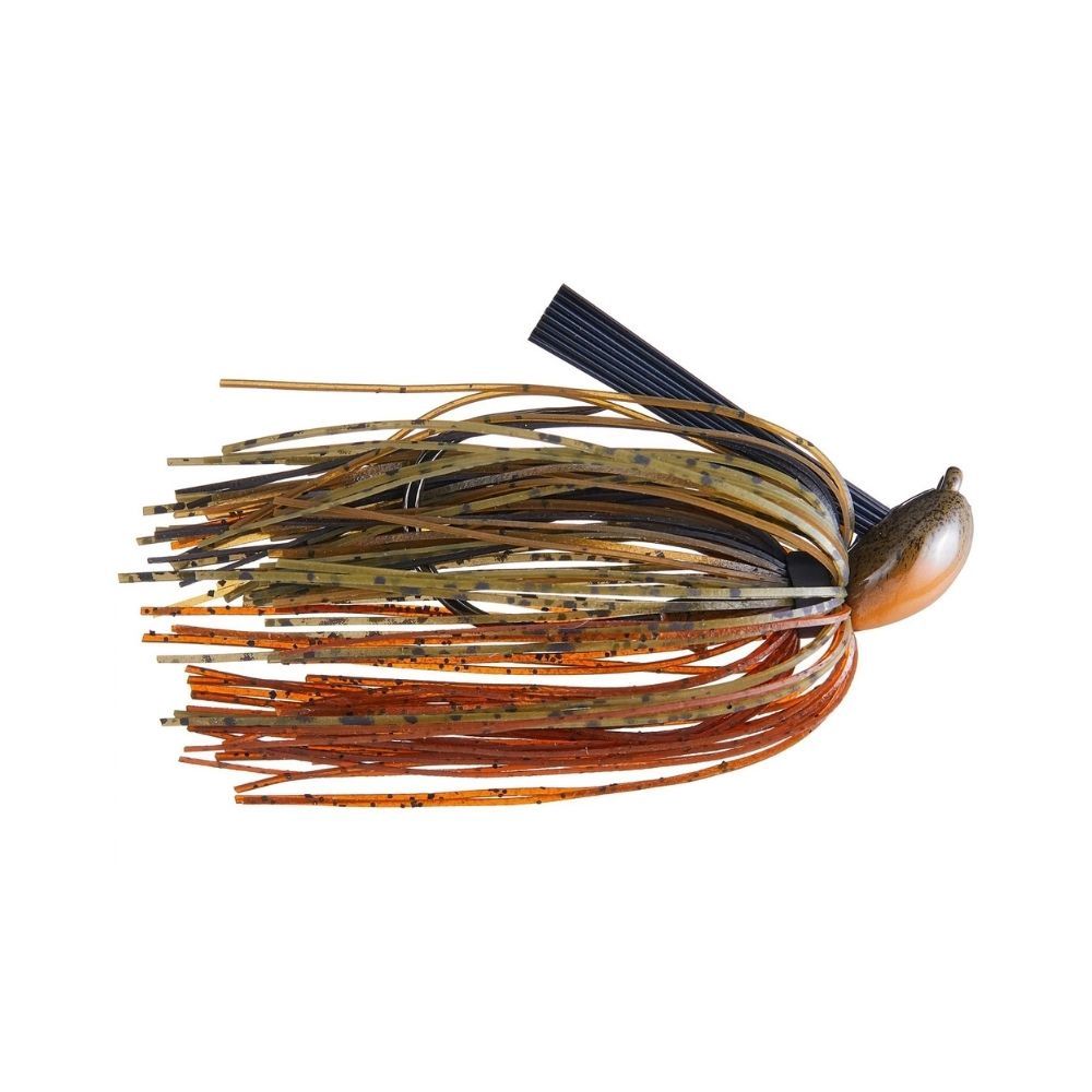 DIRTY JIGS TOUR LEVEL PITCHIN&#39; SKIRTED JIG, Color: THE GO TO, Size: 1/2OZ