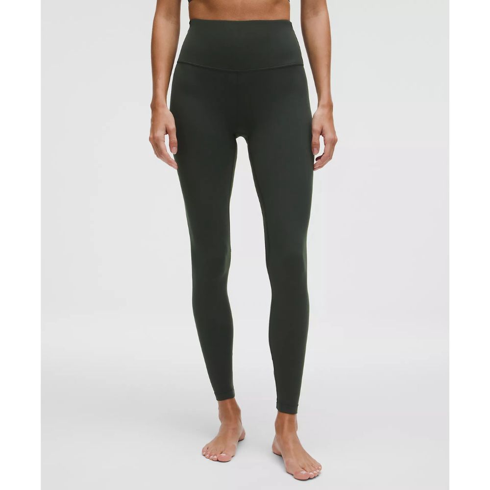 LULULEMON ALIGN™ HIGH-RISE PANT 28&quot;, Color: RAIN FOREST GREEN, Size: 12