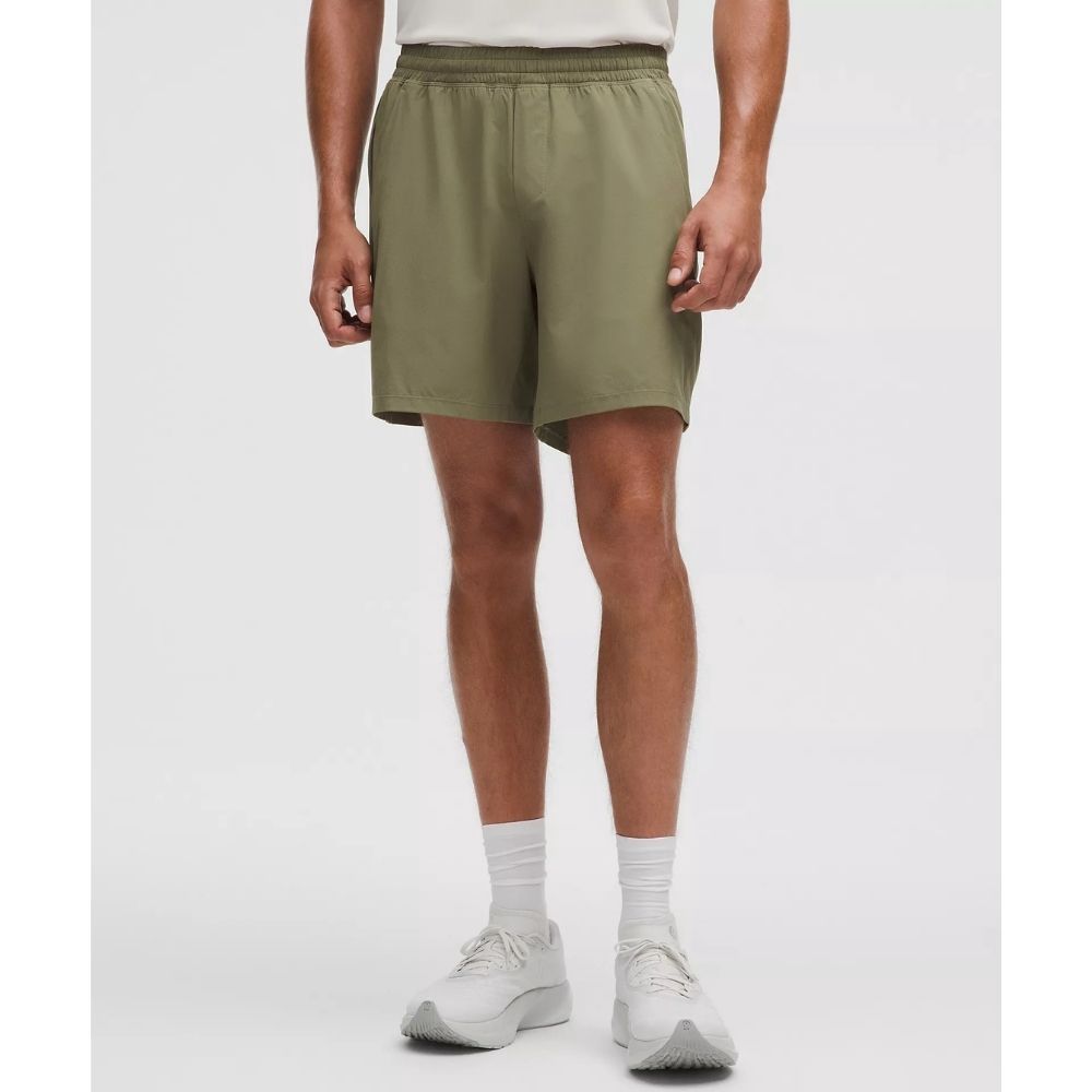 PACE BREAKER LINERLESS SHORT 7&quot;, Color: BAY LEAF, Size: L